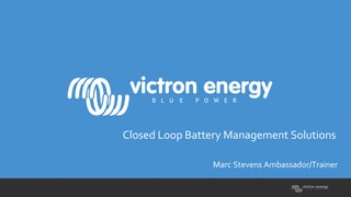 Victron Webinar Presentation