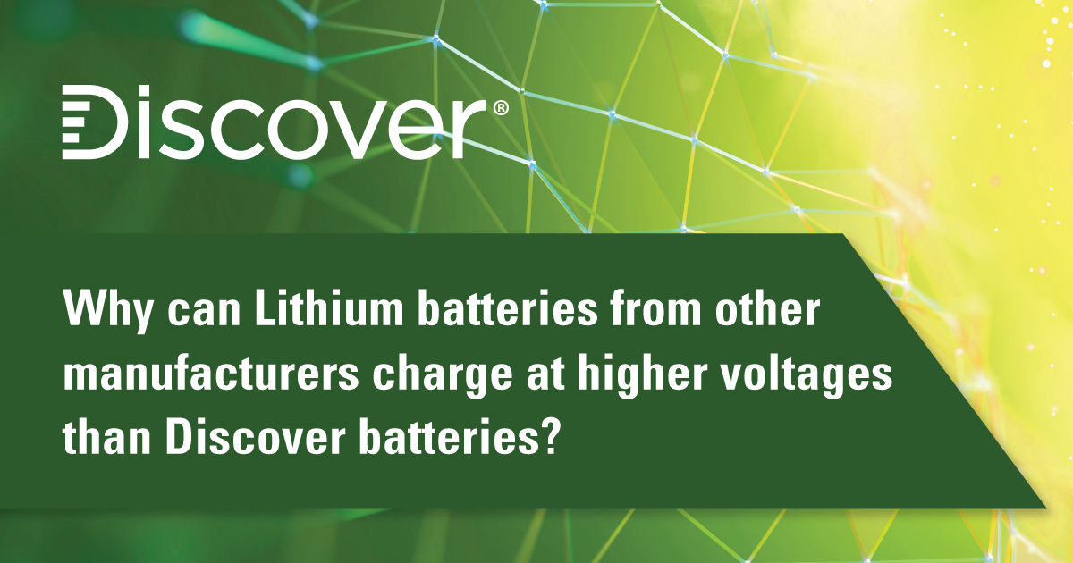 Why can Lithium batteries from other manufacturers charge at higher